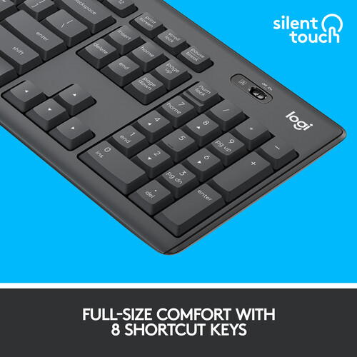 Logitech MK295 Silent Wireless Keyboard & Mouse Combo