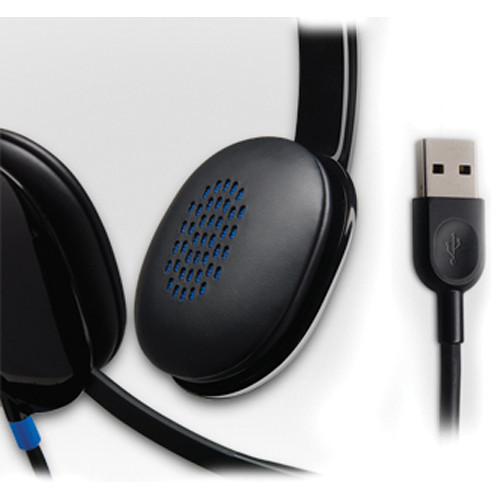 Logitech H540 USB Stereo Headset with microphone