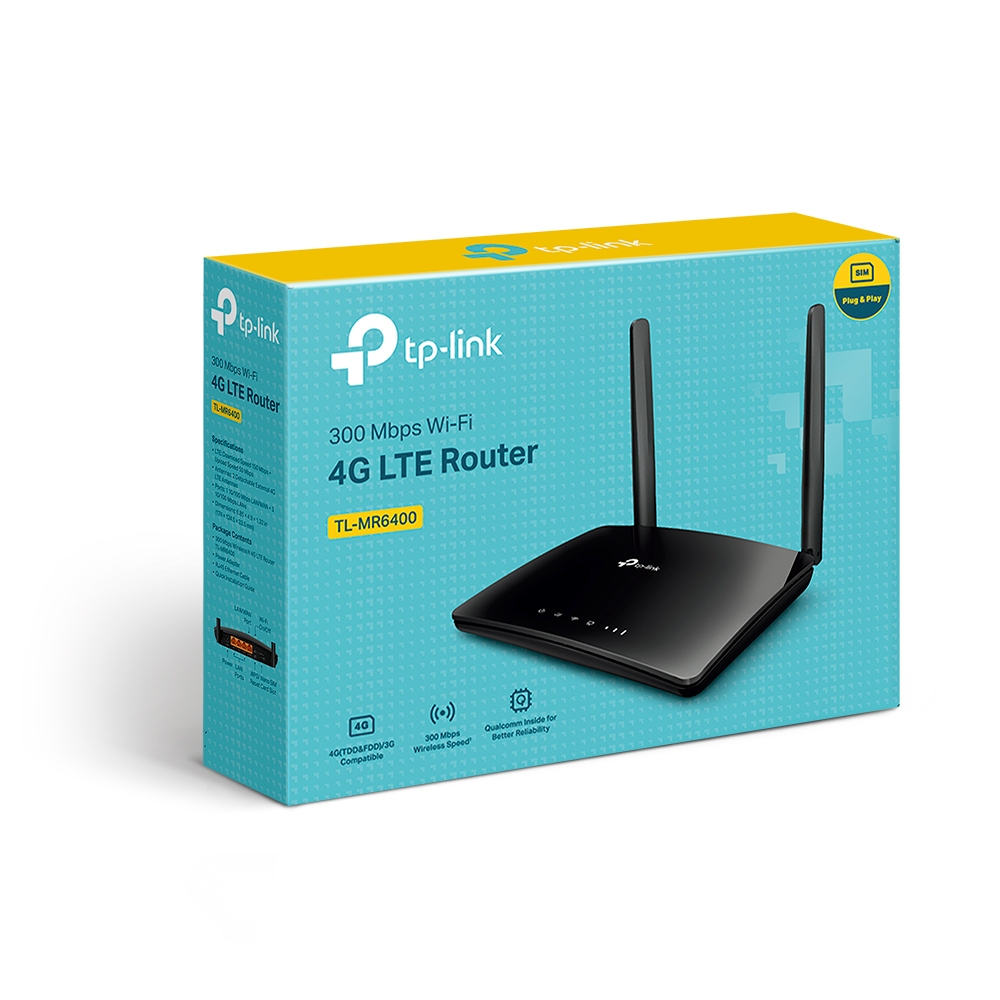 TP-Link TL-MR6400 300 Mbps 4G Mobile Wi-Fi Router