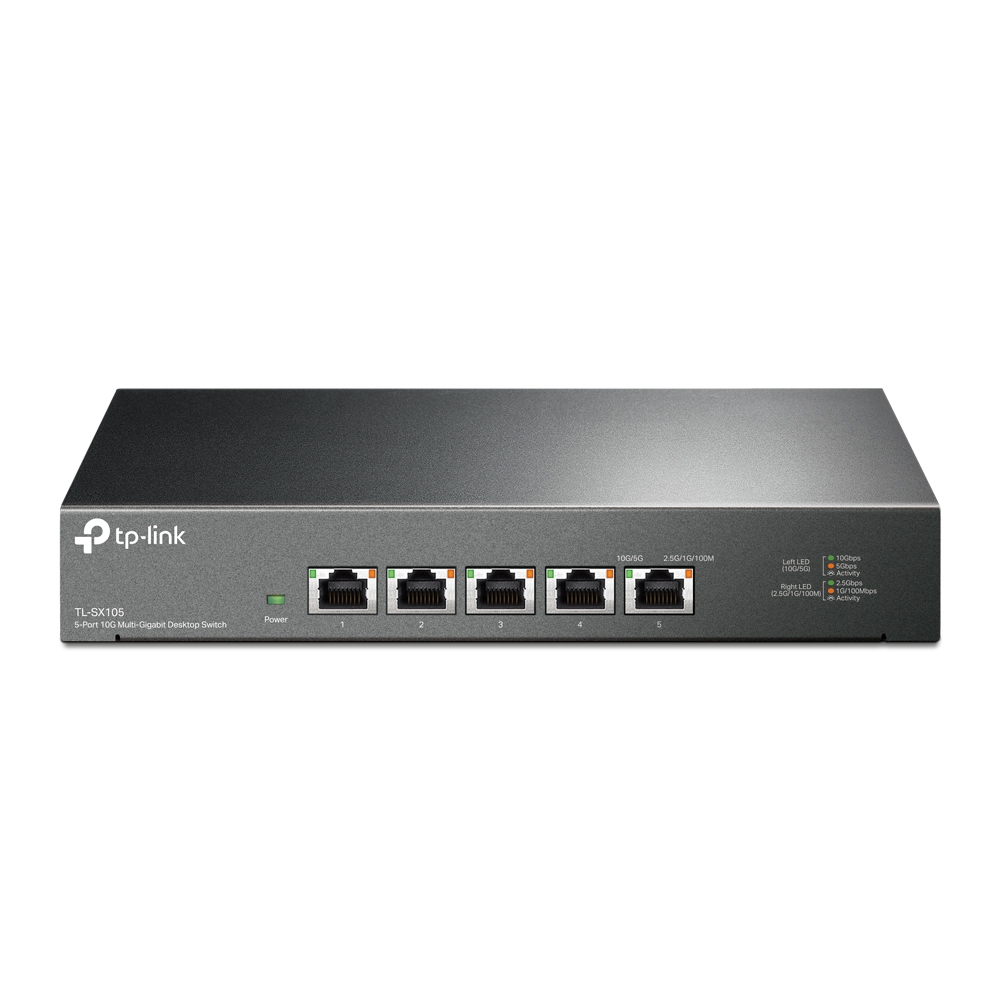Tp-Link-SX105 New 5-Port 10G Desktop Switch