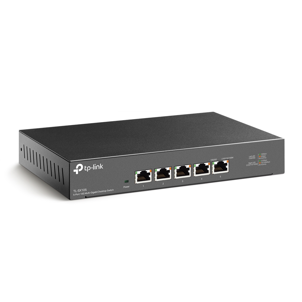 Tp-Link-SX105 New 5-Port 10G Desktop Switch