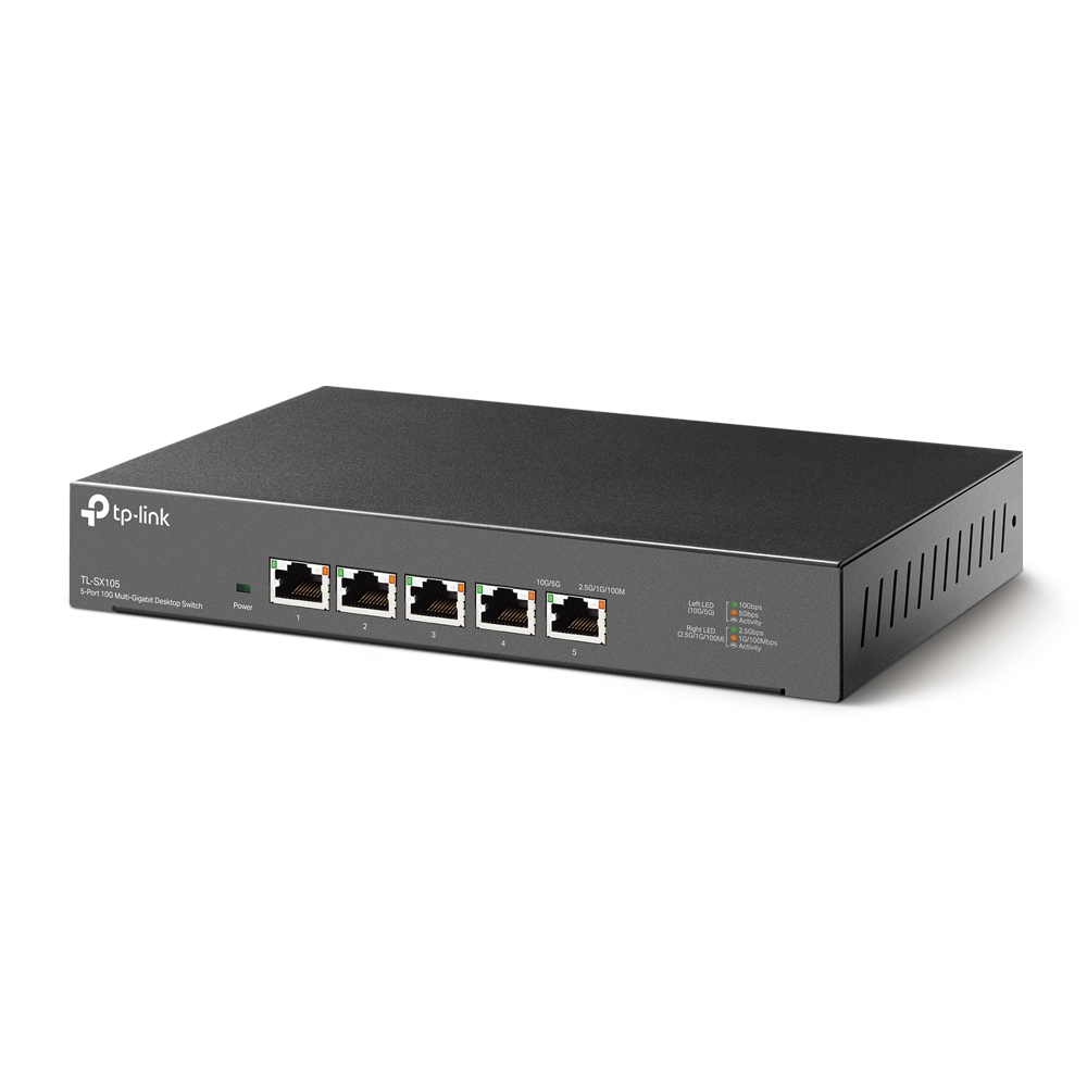 Tp-Link-SX105 New 5-Port 10G Desktop Switch